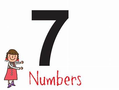 Number Counting Seven Numbers 数字 Chinese Learning