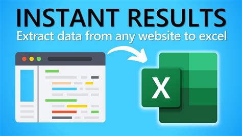 How To Extract Data From Website To Excel Automatically Tutorial Youtube