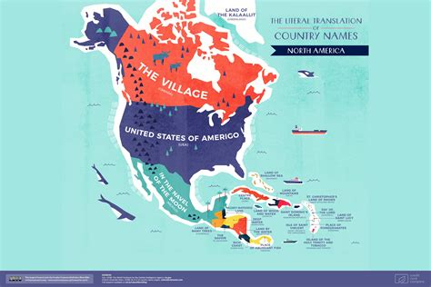 This Map Shows You The Literal Translation Of Country Names