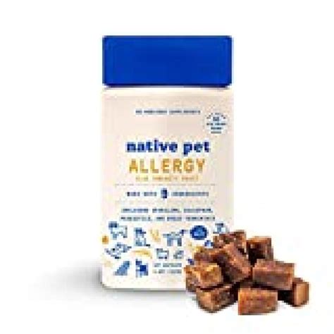 Native Pet Allergy Immunity For Dogs All Natural Allergy Medication