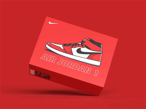 Air Jordan 1 Sneaker Box By Luke Summerhayes On Dribbble