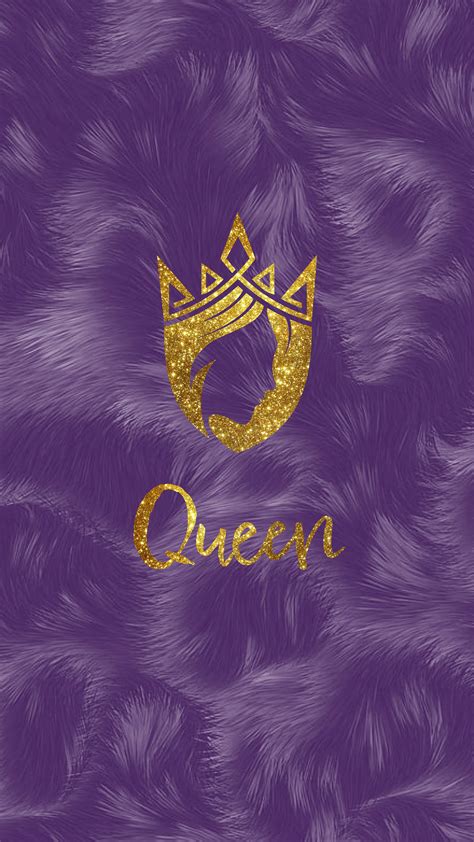 Download Chic Purple King And Queen Wallpaper
