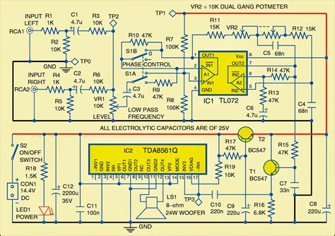 Also included are links to design engineering electronics resources. Subwoofer for Cars Circuit Diagram | Electronic Circuits Diagram
