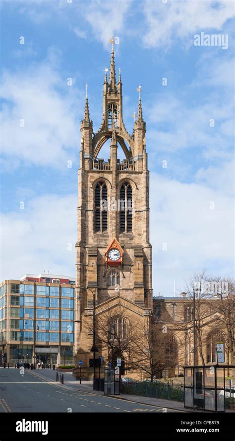 St Nicholas Cathedral Church Old Newcastle Upon Tyne Stock Photo Alamy