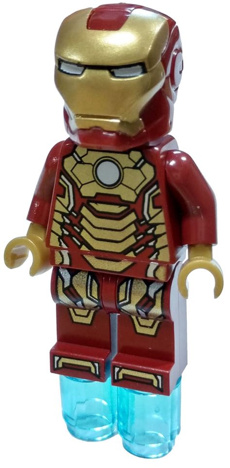 Lego Marvel Super Heroes Iron Man 3 Iron Man Minifigure Mark 42 Armor