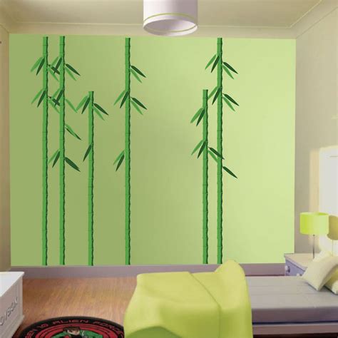 Bamboo Trees Mural Decal Nursery Wall Decal Murals Primedecals