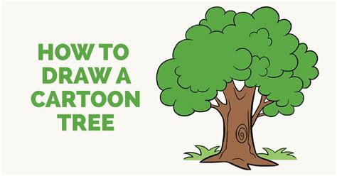 Cartoon Tree Drawing With Roots ~ Free Tree Cartoon Drawing Download