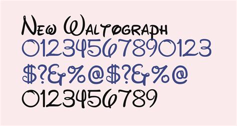 New Waltograph Free Font What Font Is