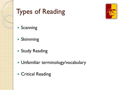 Ppt Types Of Reading Powerpoint Presentation Free Download Id2746847