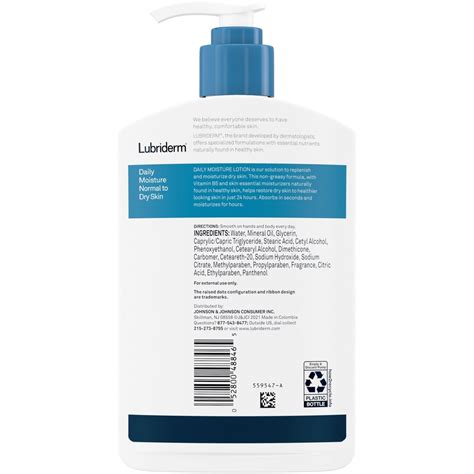 Lubriderm Daily Moisture Lotion Lotion 16 Fl Oz For Normal Dry