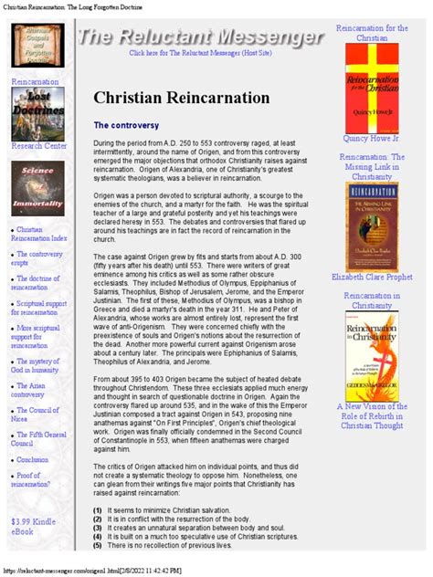 Christian Reincarnation The Long Forgotten Doctrine Pdf Jesus Elijah