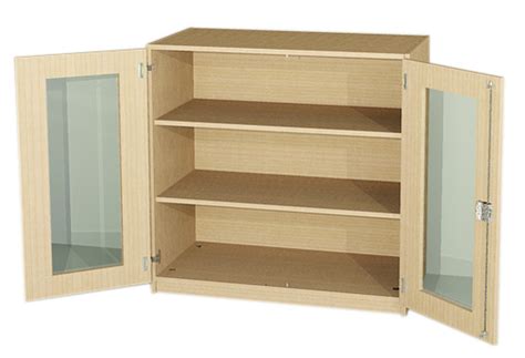 Glastüren für solche schränke sind transparent, farbig, matt und spiegelnd. Unterschrank mit Glastüren, Halbschränke für Labor ...