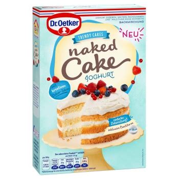 Naked Cake Joghurt nur für kurze Zeit Dr Oetker Shop