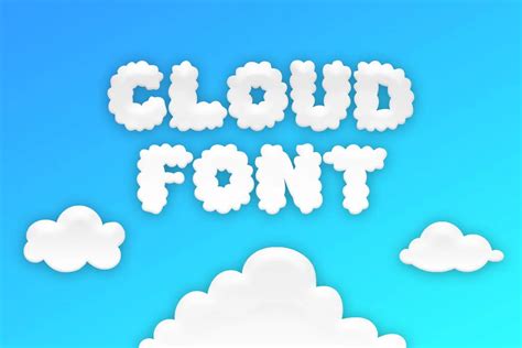 20 Best Cloud Fonts For Sky High Designs
