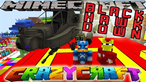 On this date nearly 100 u.s. Minecraft CrazyCraft - BLACK HAWK DOWN!!!! - YouTube
