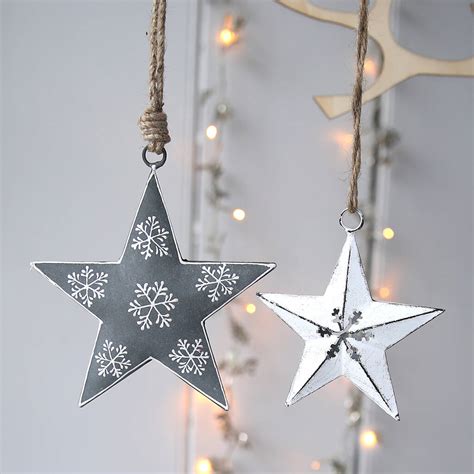 Metal Hanging Star By Clem And Co