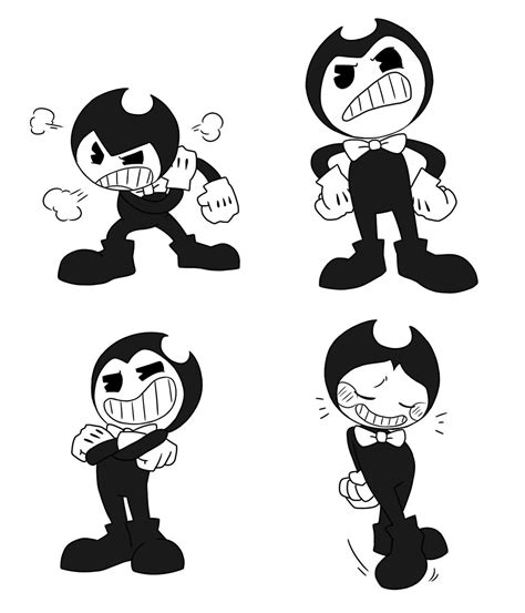 Bendy And The Ink Machine Coloring Pages Printable