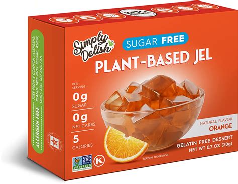 Simply Delish Dessert Jel Orange 56 Gm Pack Of 6 Amazonca Grocery