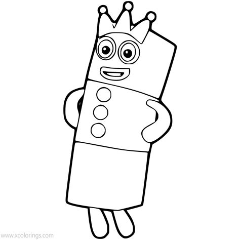 Numberblocks Coloring Pages 11