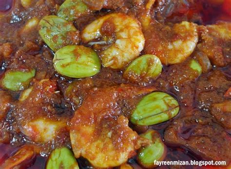 Resepi Sambal Tumis Udang Petai.  Fayreen Mizan