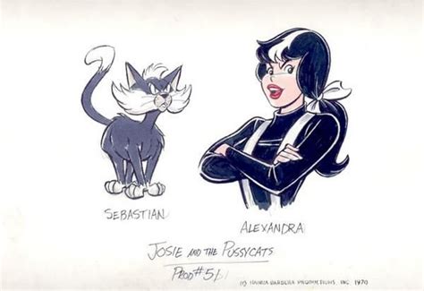 Model Sheet Sebastian And Alexandra Josie And The Pussycats 1970