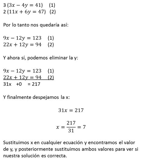 Lista 97 Foto Sistema De Ecuaciones Lineales Con Dos Incógnitas