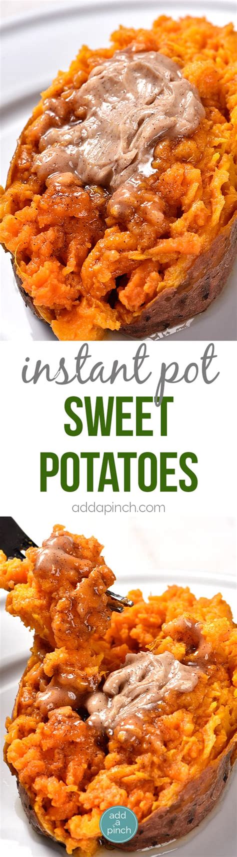 No need to poke holes in them. Instant Pot Sweet Potatoes Recipe - Add a Pinch