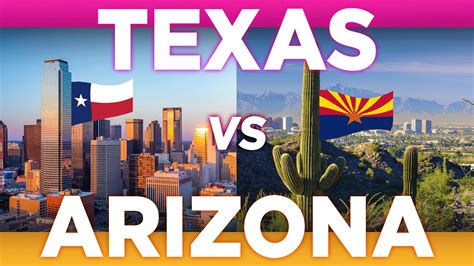 Live In Texas Or Arizona Pros And Cons Of Moving Youtube