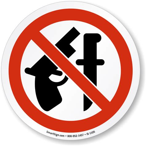 No Weapons Allowed Symbol Sign Sku Is 1105