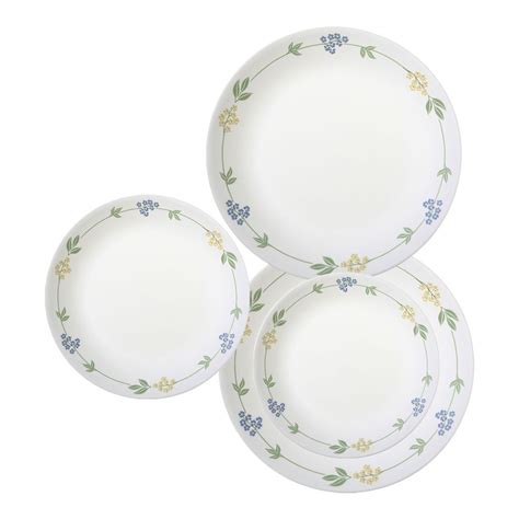 Buy Corelle Livingware Plate Set Secret Garden 18 Pieces Online At