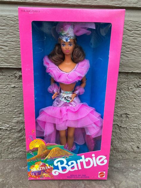1989 Brazilian Barbie Dolls Of The World Mattel 9094 ~sealed~ Never