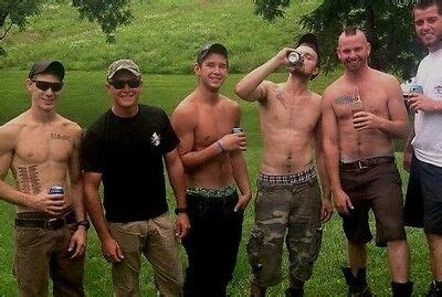 Shirtless Male Redneck Party Dudes Party Shot Pic Photo X C Ebay