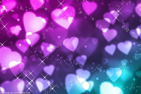 Purple Hearts Background ·① Wallpapertag