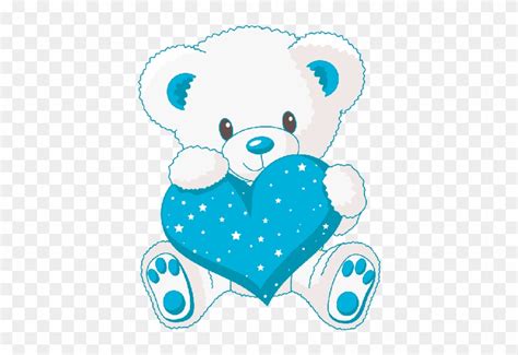 Blue Teddy Bear Clip Art