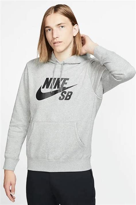 Nike Sb Icon Pullover Skate Hoodie In 2020 Hoodies Nike Sb Mens Outfits