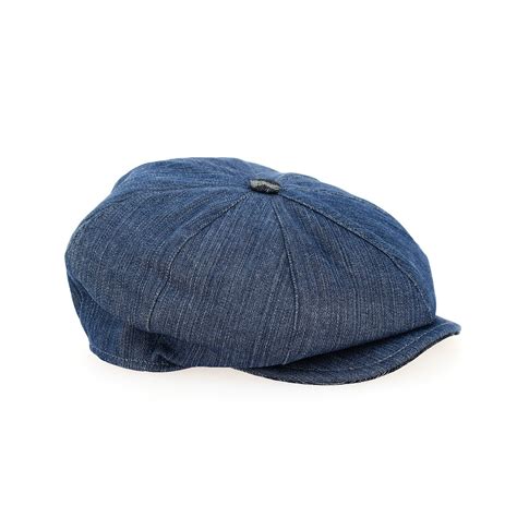 Casquette 8 Cotes Blue Jeans Reference 12407 Chapellerie Traclet