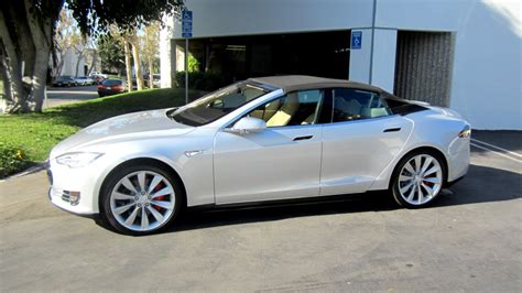 Image Tesla Model S Convertible By Newport Convertible Engineering