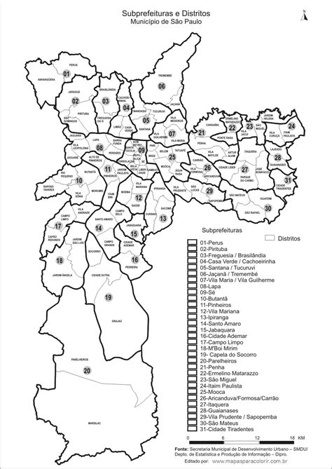 São Paulo Subprefeituras e Distritos Pra Onde Vai São Paulo