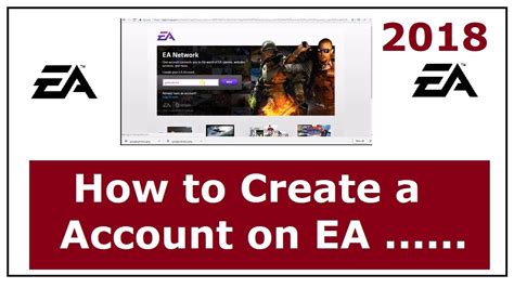 How To Create Account On Ea Youtube