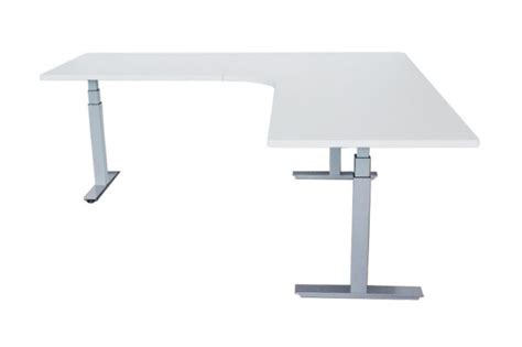 Ergocentric Upcentric Up3l L Shape Standing Desk With Inside Radius Ergo Experts