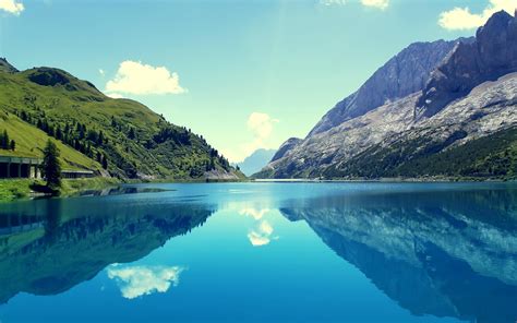 Mountain Lake Wonderful Nature Landscape Wallpaper Download 5120x3200