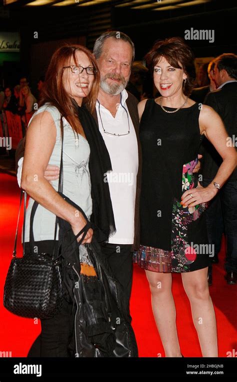 L R Maggie Weston Terry Gilliam And Kathy Lette Attending The Uk