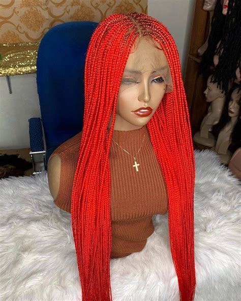 Knotless Full Lace Braided Wig Knotless Box Braid Wig Knotless Full Lace Box Braided Wigs For