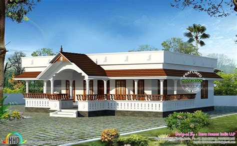 Traditional Single Floor Home Kerala Home Design And Floor Plans 9k