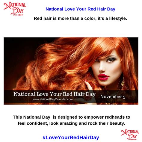 Special Day Calendar Red Hair Day Wacky Holidays National Day Calendar Altered Photo