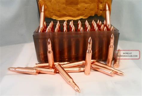 50 Ar 15 223 Ammo Bullion 999 Copper Bullets Cool And Unique Made