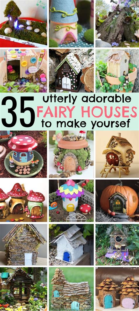 35 Adorable Diy Fairy Houses Make These Cute Fairy Garden Houses This