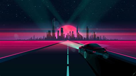 Full Hd Retrowave Wallpapers Wallpaper Cave Hot Sex Picture