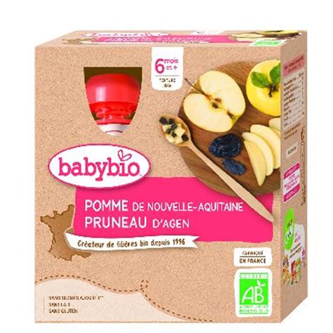 Babybio Gourde Pomme Pruneau