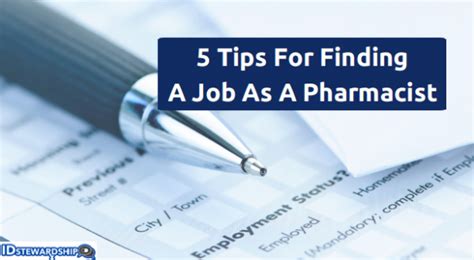 Landing A Pharmacist Job 5 Tips For New Pharmacists